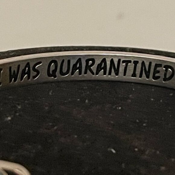 8” Sterling silver engraved and engravable cuff bracelet - Picture 8 of 14